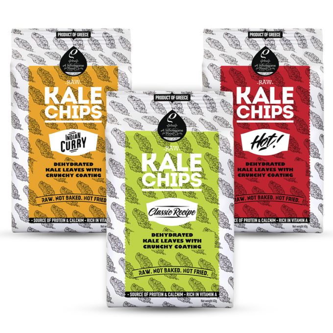 Kale Chips Mix Συσκευασία (6 ή 12 τεμάχια) Rho Foods Shop